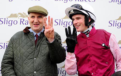 John Ryan and Danny Mullins are happy men after their Sligo dominance