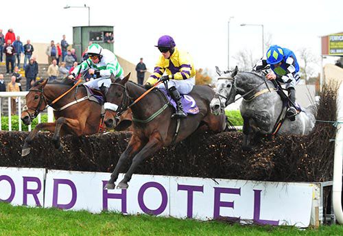 Definite Soldier, yellow, toughs it out in Wexford
