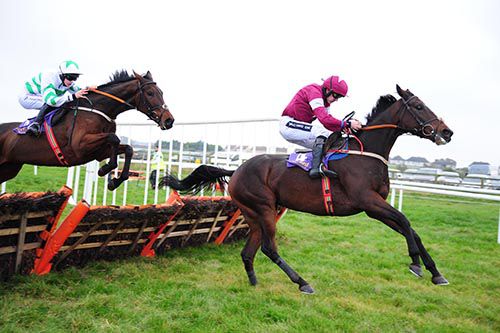 Burndown and Ruby Walsh prevailed from Call The Taxie and Rachael Blackmore