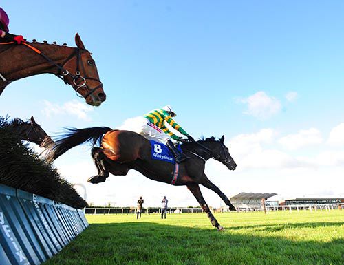 Landofhopeandglory clears the last under Barry Geraghty