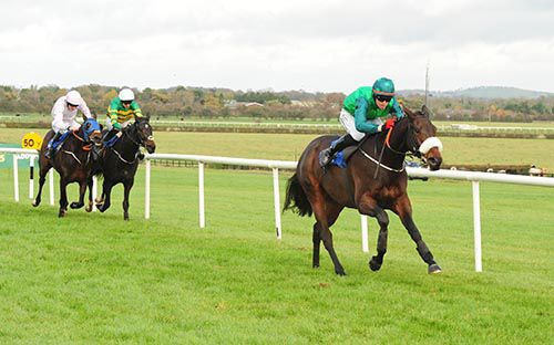 Missy Tata leads them home in Naas