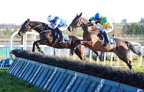 Kemboy and Ruby Walsh lead from Justmemyselfandi (Brian O'Connell)