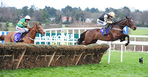 Battleford clears the last under Ruby Walsh