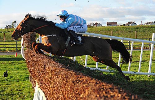 Champagne West and David Mullins pictured on their way to victory