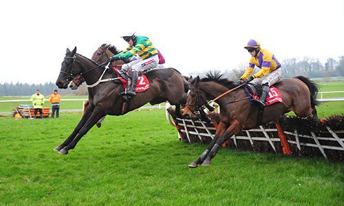 Bon Papa and Barry Geraghty jump to the front two out