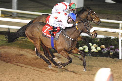Serefeli (No. 7) and Pat Smullen beating Ruby Gates