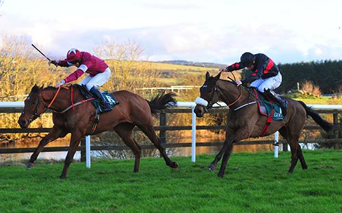 Jamie Codd and Oakley Hall (nearside) come to 'do' Judgement Day and David Roche