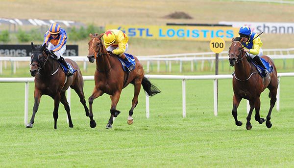 Late and fast Branch Line comes between horses to win under Killian Leonard