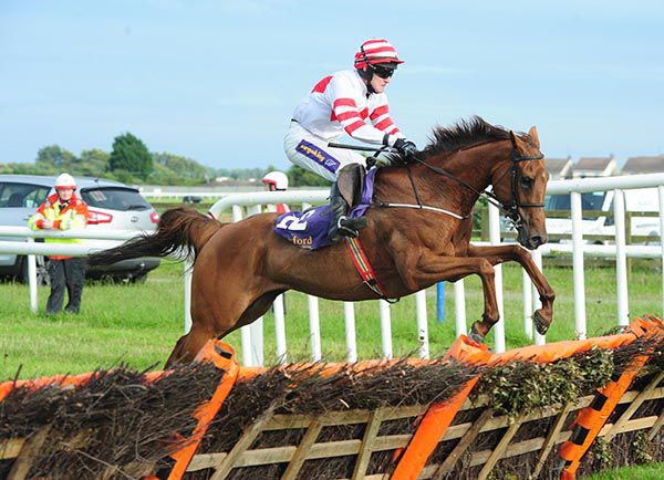 Rathnaleen Girl and Andrew Ring pictured on their way to victory