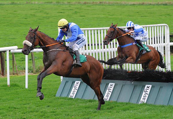 Small World and Ruby Walsh land awkwardly over the last