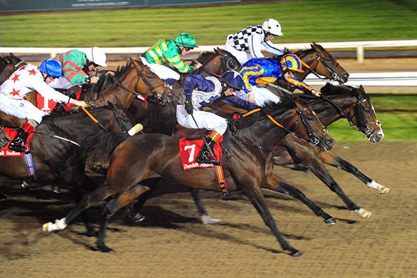 In the dark cheek-pieces Ligeti does enough to win under Sean Corby
