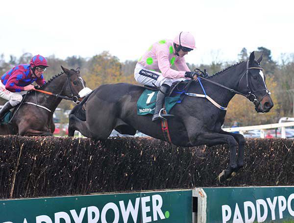Bamako Moriviere and Ruby Walsh pictured on their way to victory