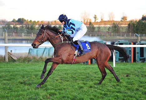 Motown Lady and Katie O'Farrell pictured on their way to victory