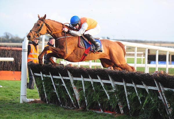A lovely shot of Poormans Hill and Chris Meehan in the finale at Fairyhouse