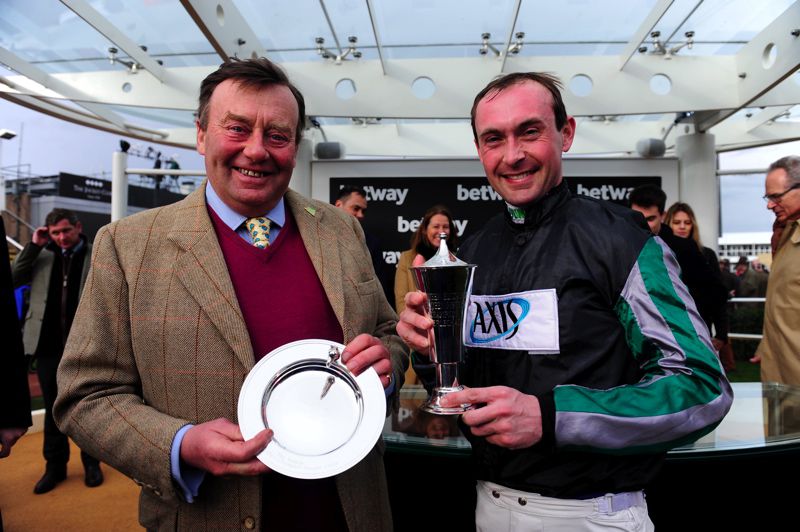 The Altior team of Nicky Henderson and Nico de Boinville