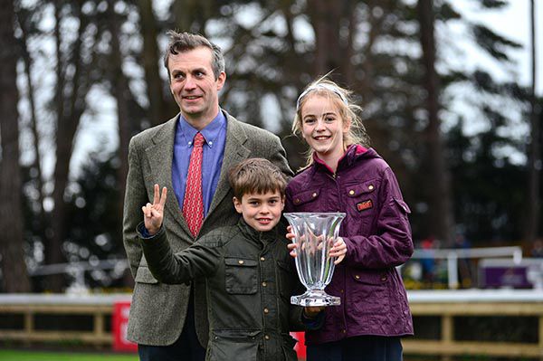 Patrick Prendergast with his children Patrick jnr and Aoibhe 