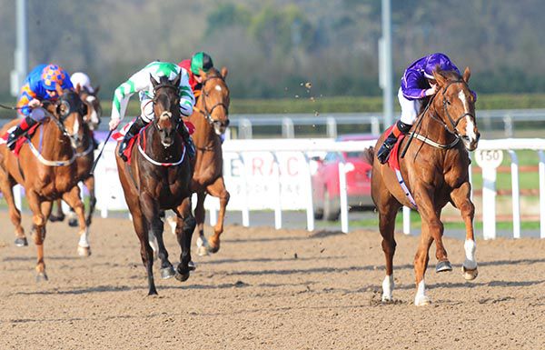 Archer's Up (Oisin Orr) draws clear in the claimer