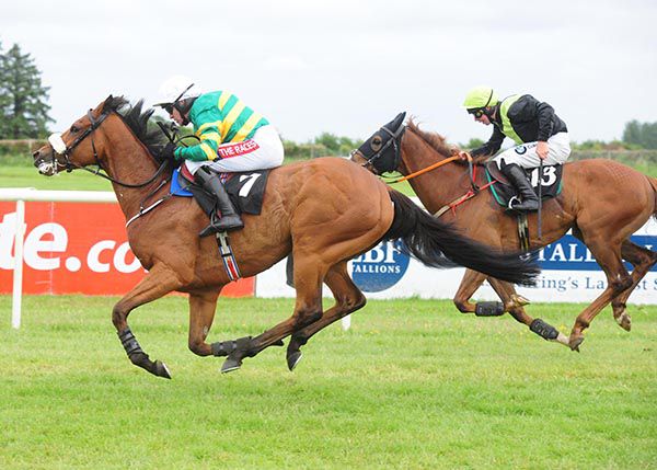 Gold Seal (Barry Geraghty) heads Tenth Amendment in the closing stages
