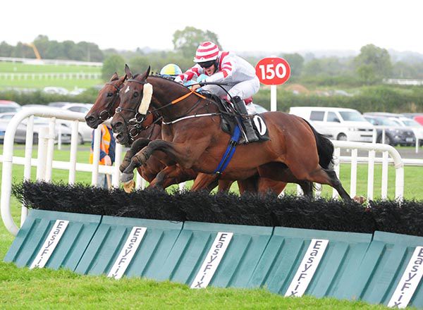 Brex Drago and Brien Kane jump to the front at the last