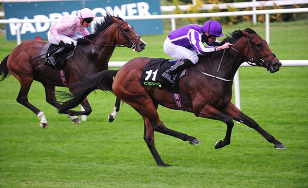 I Can Fly (Ryan Moore) wins the Clipper Logistics Boomerang Stakes