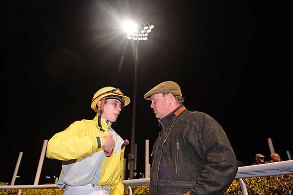 Ronan Whelan (hat-trick) and Michael Halford (4-timer) after Lady De Vesci's win in the Dundalk finale
