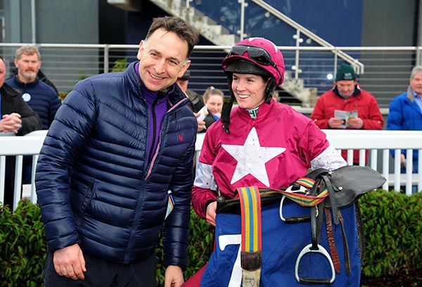 Henry de Bromhead pictured with Rachael Blackmore