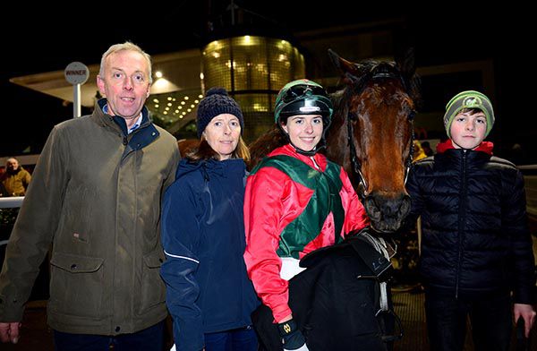 A happy scene for the Doyle family after Northern Surprise's win