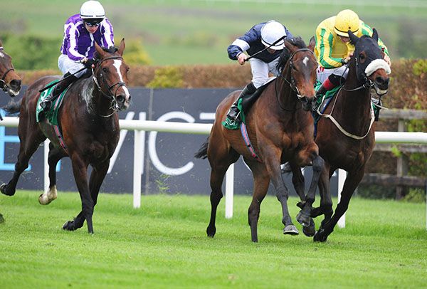 Wayne Lordan in the centre wins aboard Master Of Reality