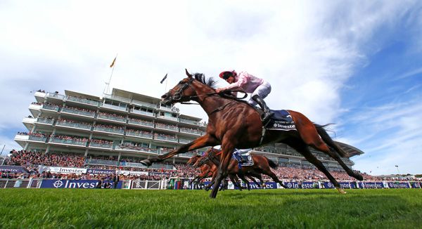 Anthony Van Dyck had stablemate Broome close behind in fourth when winning the Epsom Derby