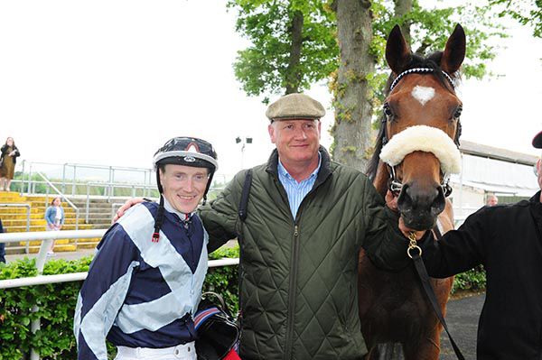 Willie McCreery and Billy Lee pictured with Up Helly Aa after winning at Gowran