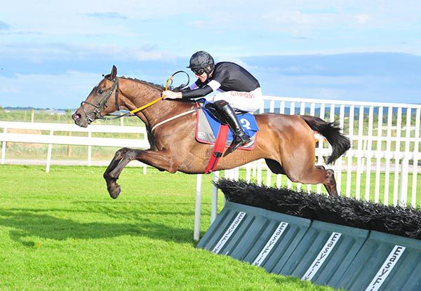 EVERYBREATHYOUTAKE and Davy Russell in winning action at Roscommon