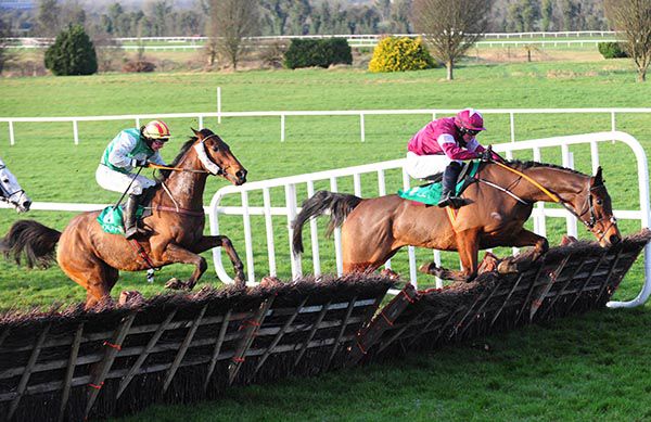 Punitive (Hugh Morgan) leads from Spancil Hill (Cathal Landers)