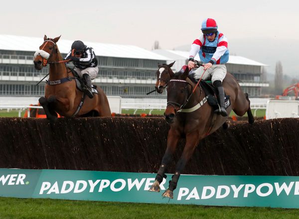 Simply The Betts winning on Trials Day at Cheltenham in January