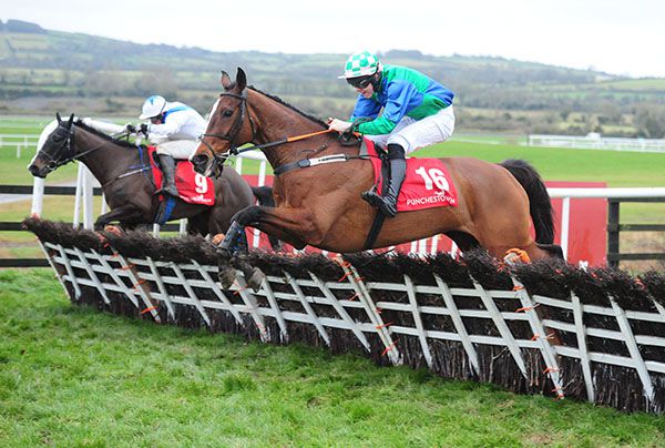 Stoughan Cross (Oakley Brown, nearside) takes over from Moll Dote (Barry John Foley)