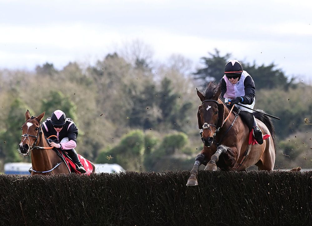 Indiana Jones and Darragh O'Keeffe (right) lead Gallyhill