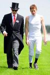 Aidan O'Brien and Johnny Murtagh walk the track at Ascot 15-06-10
