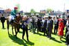 Rainfall and Ryan Moore return to the winner's enclosure at Royal Ascot 16-06-10