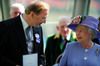 Dermot Weld chats with The Queen at Royal Ascot 17-06-10