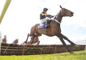 Shirley Casper in her hurdling days