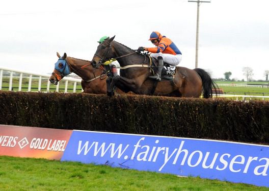 Harry Skelton winning the 2009 Irish Grand National on Niche Market 