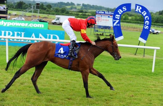 Bean Uasal and Mick Kinane are easy winners for trainer John Oxx 