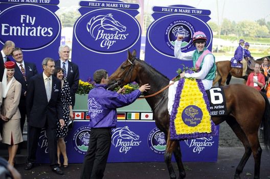 Midday after her Breeders Cup success last year