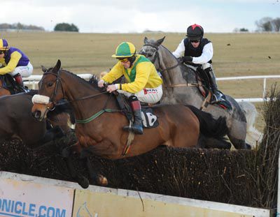 Sean Flanagan and Would You Do That (yellow) win for trainer Michael Cullen