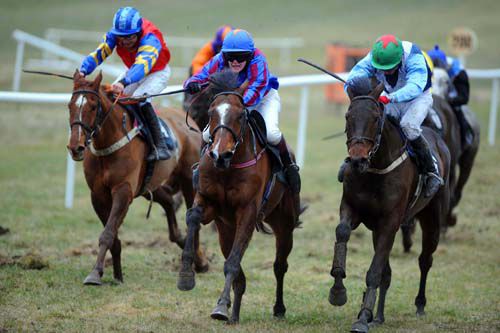 Cheer Up and Katie Harrison (centre) wins from Benefit Scheme (right) 