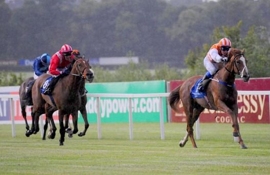 Strandfield Lady and Daryl Byrne beat Denny Crane and Eddie Linehan to score for trainer Harry Rogers
