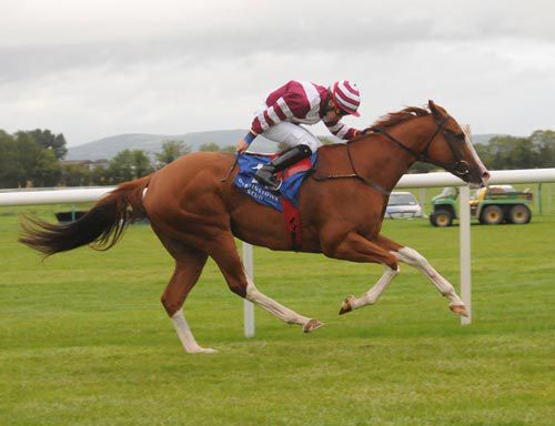 An Mhi, with his four socks, scores under Leigh Roche