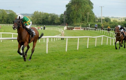 Streets Of Gold and Alan Crowe winning easily at Kilbeggan for trainer Christy Roche