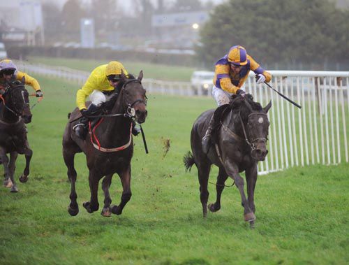 Under The Arch (purple & gold) is just too strong for Ahyaknowyerself at Thurles