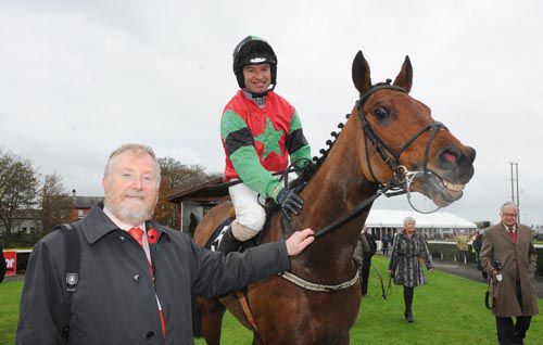 Gimli's Rock is led in by owner Geoffrey Ruddock