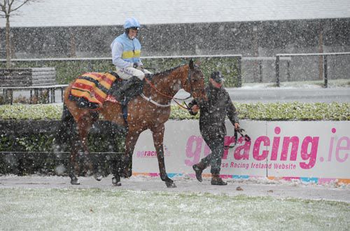 Snow causing problems at Gowran